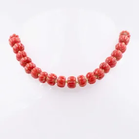 100% Natural Italian Coral Red Coral Genuine Italian Coral Untreated Coral Coral Gemstone Carved Coral Natural Coral Beads SKU: 6143276