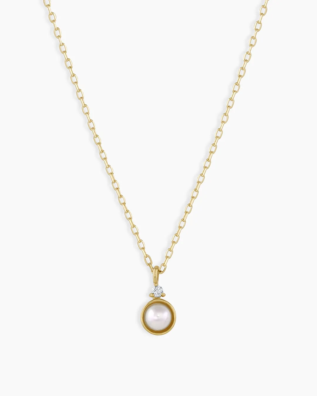 14k Gold Birthstone Necklace