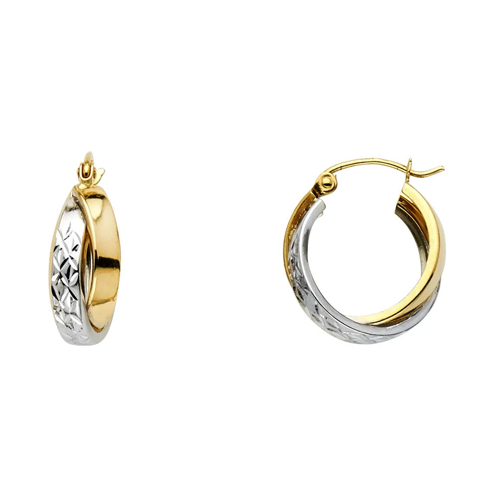 14K Hoop Earrings