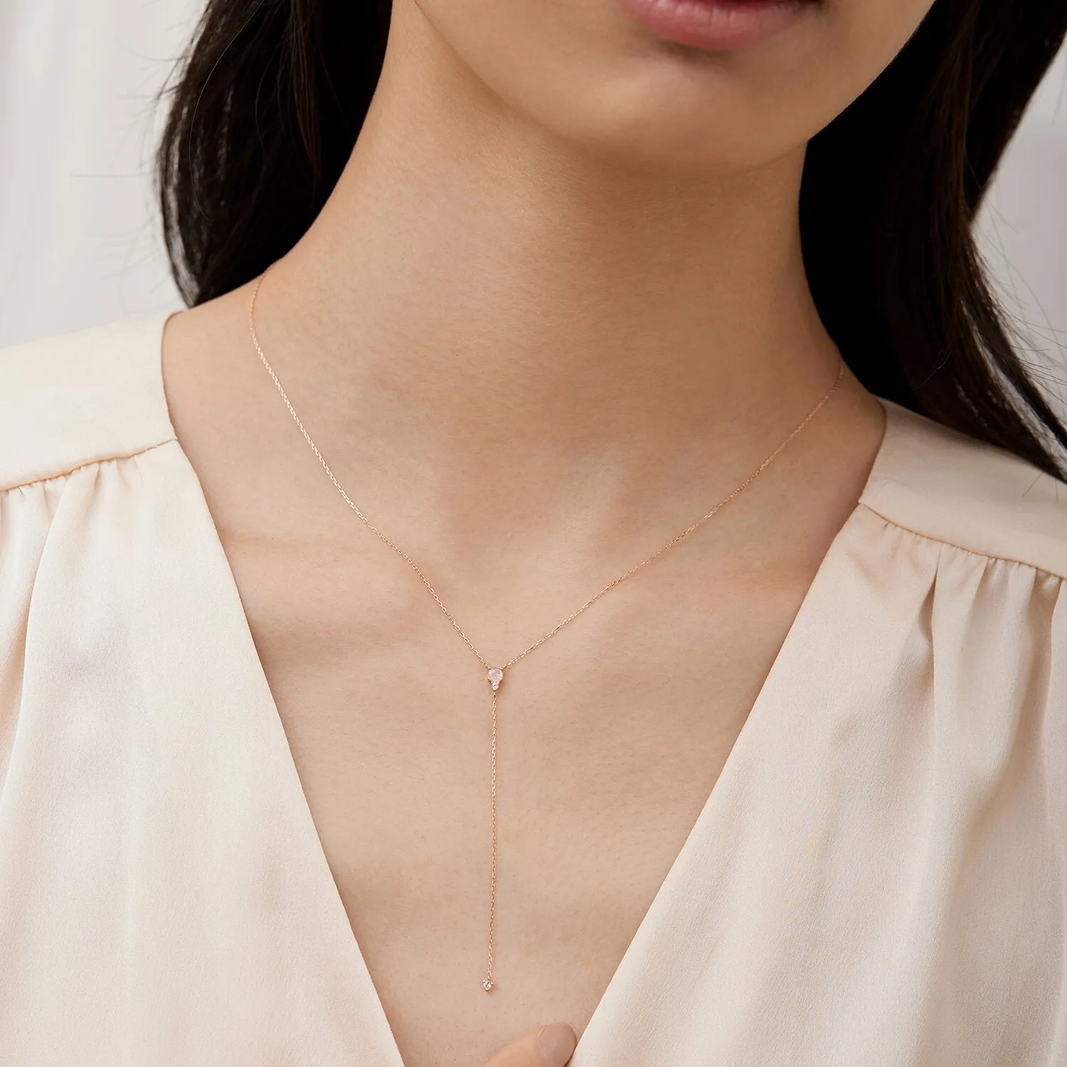 14k Rose Gold Louise Necklace