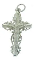 14K Yellow Gold Filigree Crucifix SKU: 52182