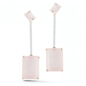 14kt Gold Barely Blush Earring