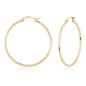 1.5x30mm Hoop Earring