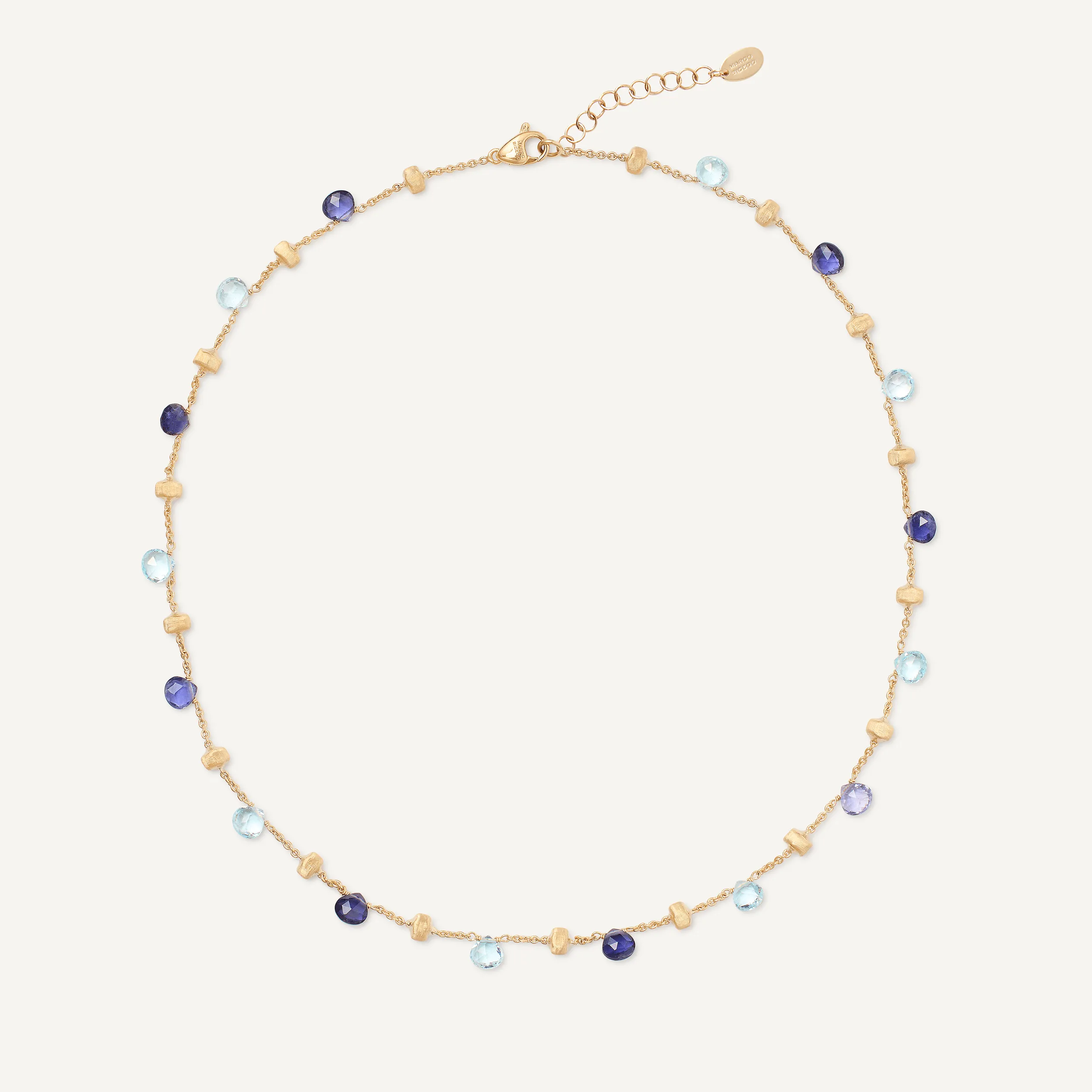 18K Iolite & Topaz Paradise Necklace - CB765 MIX240 Y