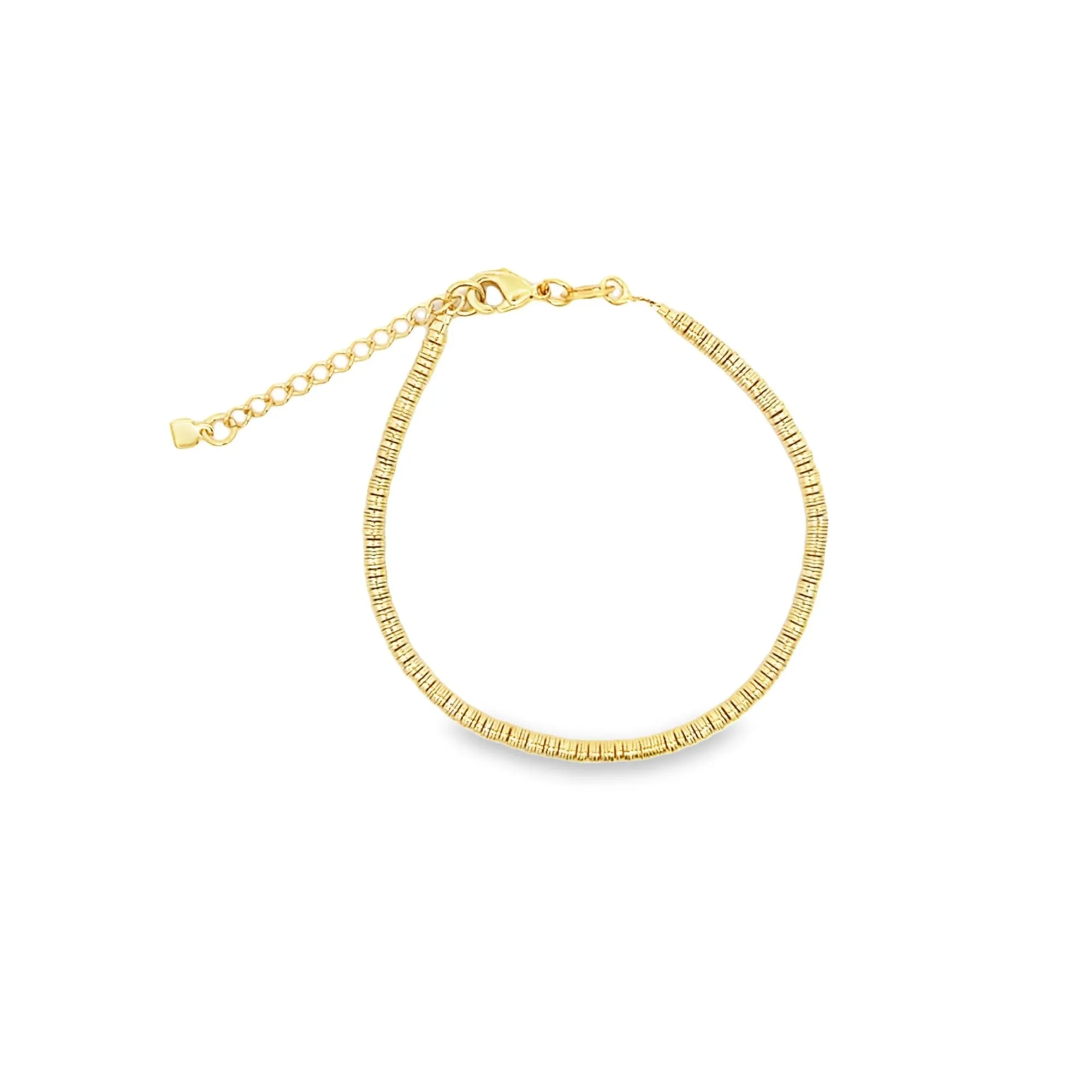 3mm Flat Ball Disc Necklace