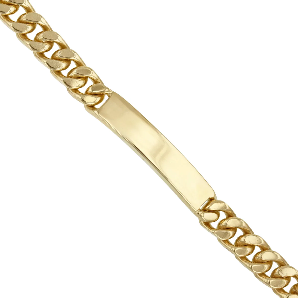 7.5" Identity Bracelet | Pre-Loved Heavy Gold | 9K Yellow Gold