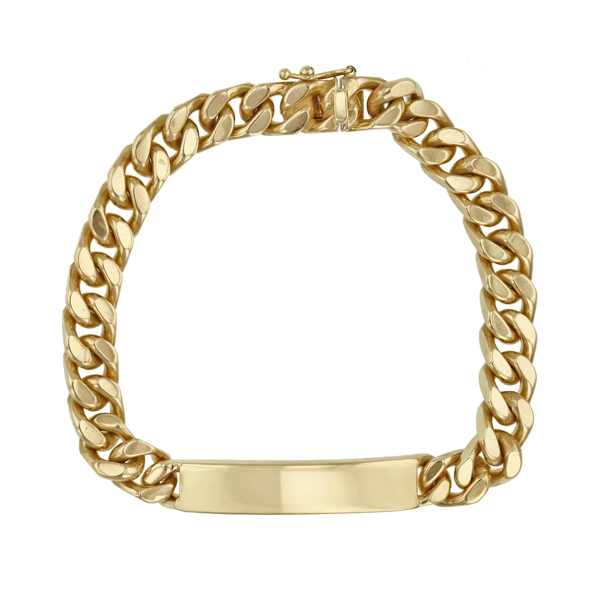 7.5" Identity Bracelet | Pre-Loved Heavy Gold | 9K Yellow Gold