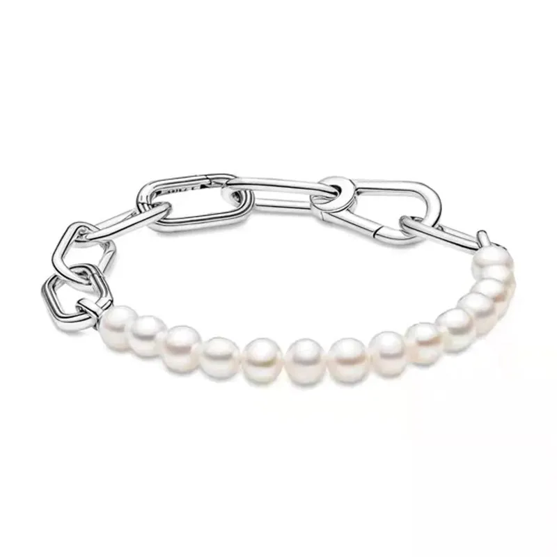 925 Silver Pearl Silver Bracelet