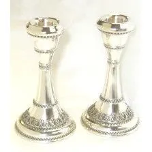 925 Sterling Silver Candlesticks 3.5" Made in Israel