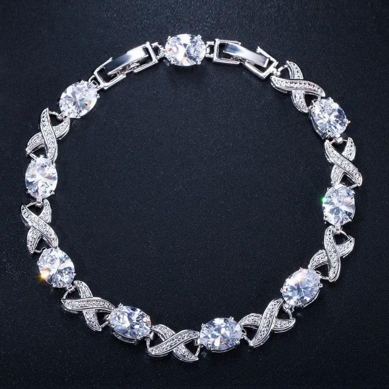 925 Sterling Silver Gemstone Bracelet