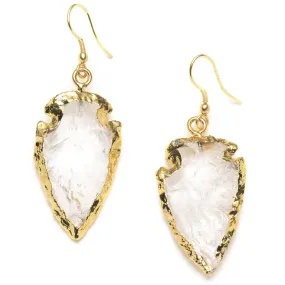 Abbakka Arrowhead Earrings Crystal