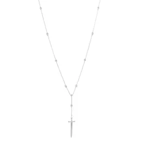 Ace of swords Sterling Silver Rainbow Moonstone Necklace