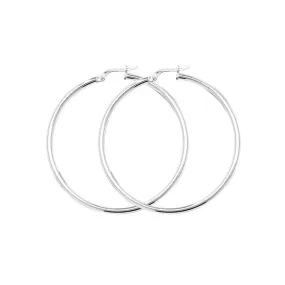 Acotis Silver Hoop Earrings G5281