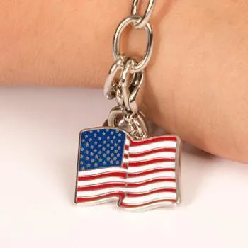 AHG Flag Charm Bracelet