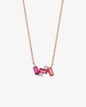 Amalfi Mini Burst Red Ombre Pendant