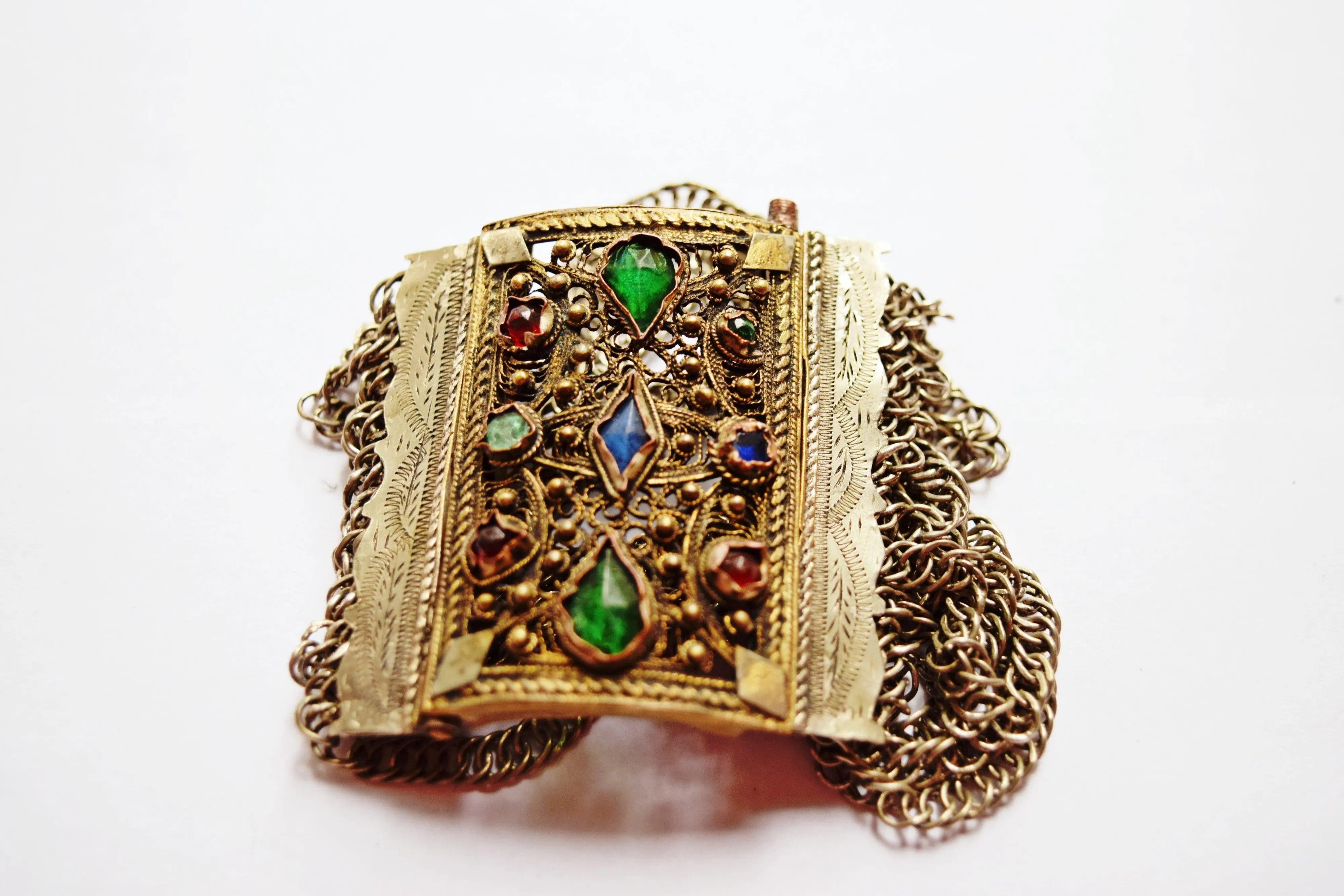 Antique Bosnian Chain Bracelet Balkan Jewelry from The Ottoman Era