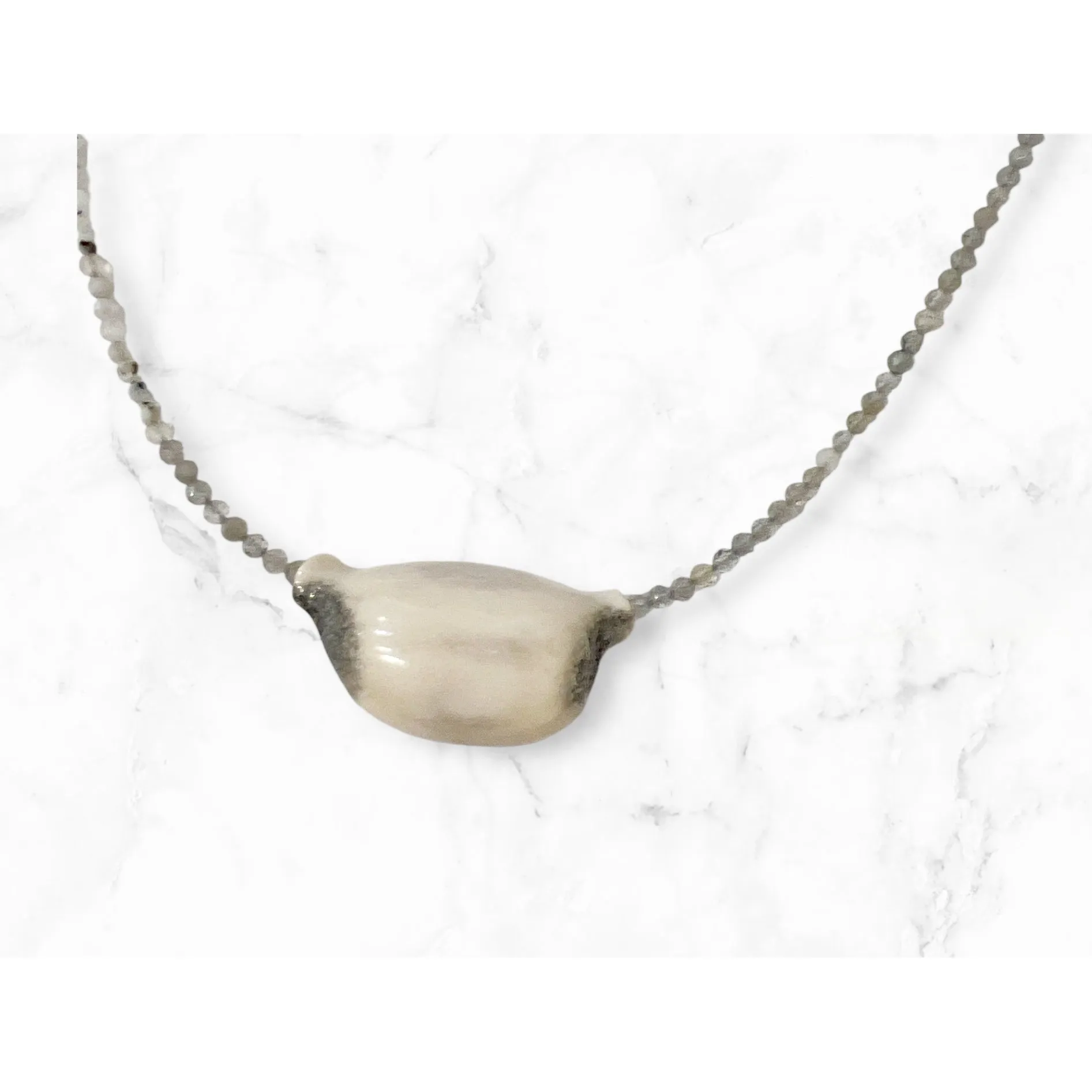 Antler Moonstone Necklace