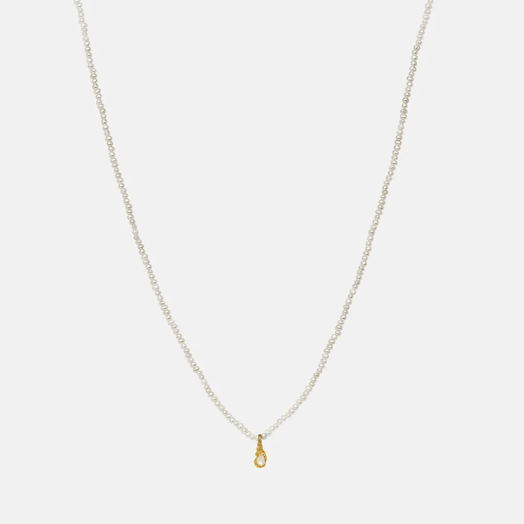 Aqua Necklace - Gold