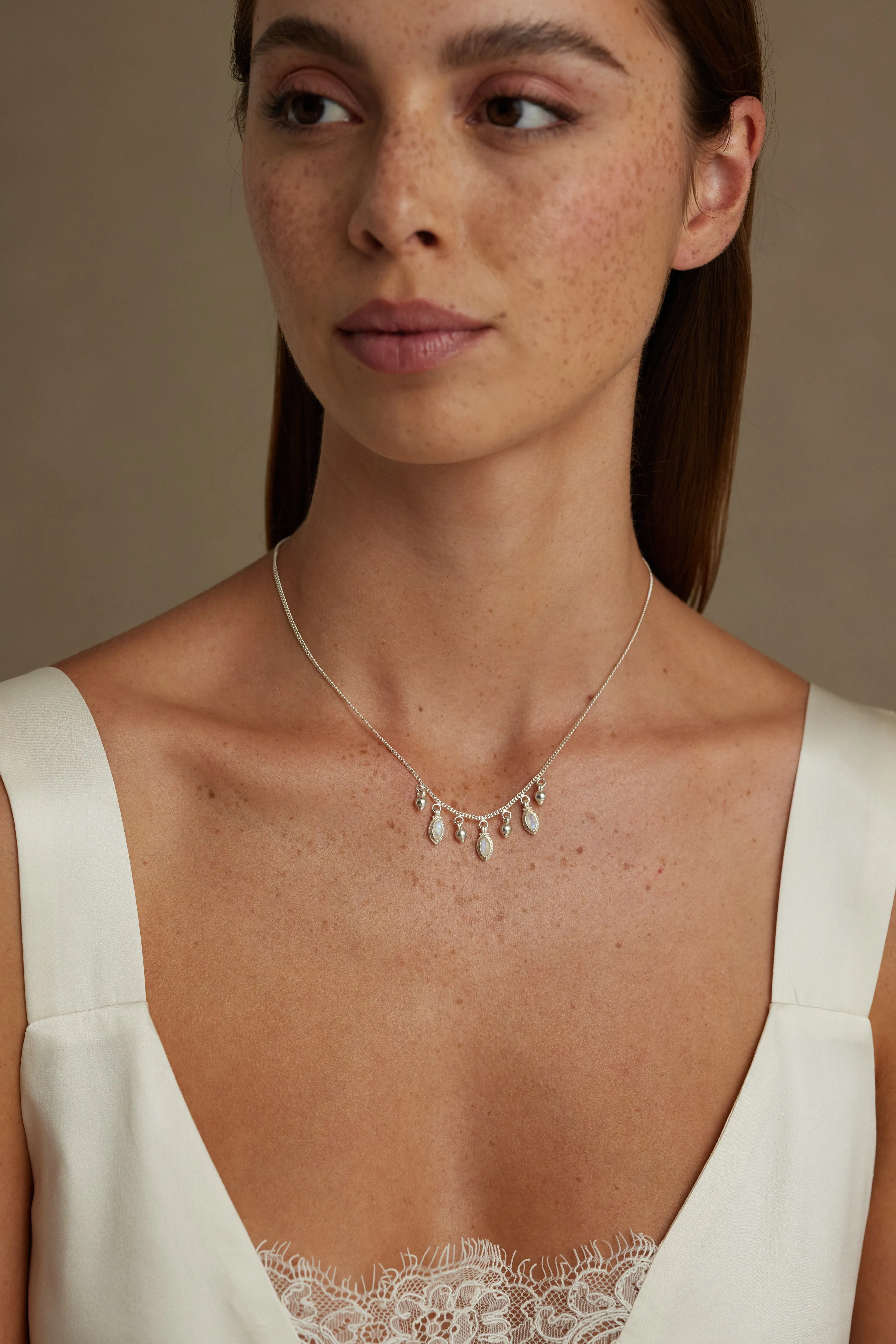 Aura Silver Necklace