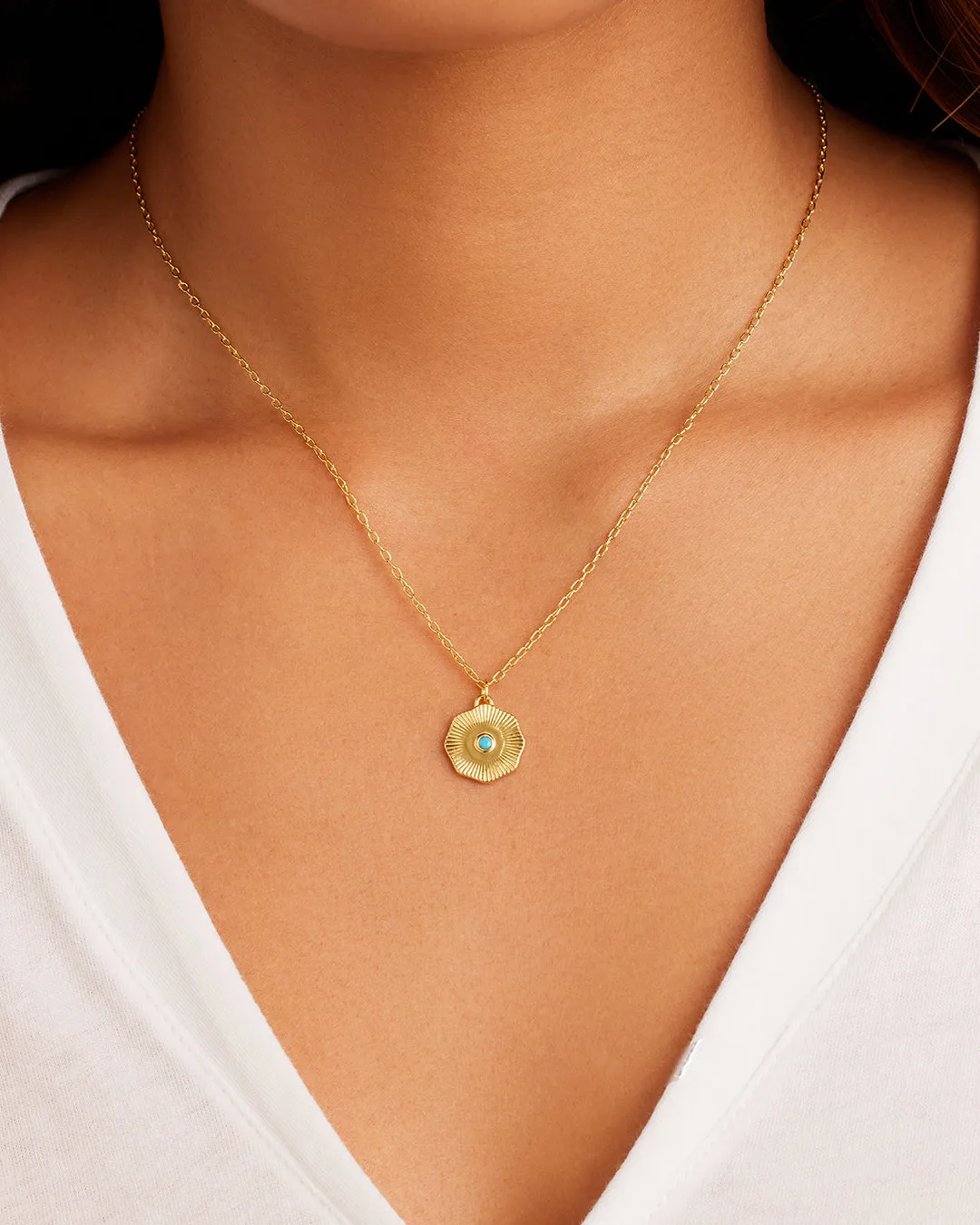 Birthstone Coin Necklace