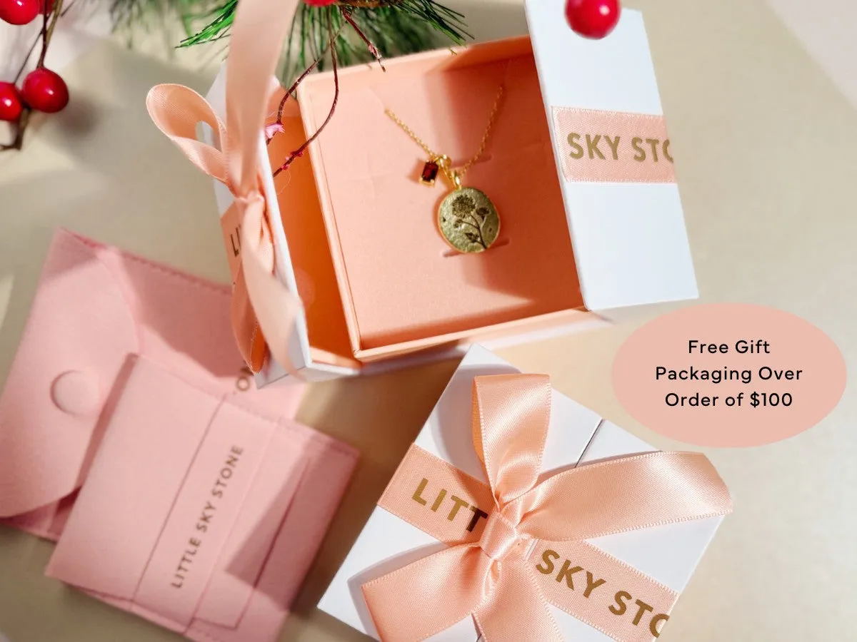 Birthstone Topaz Necklace - December by Little Sky Stone