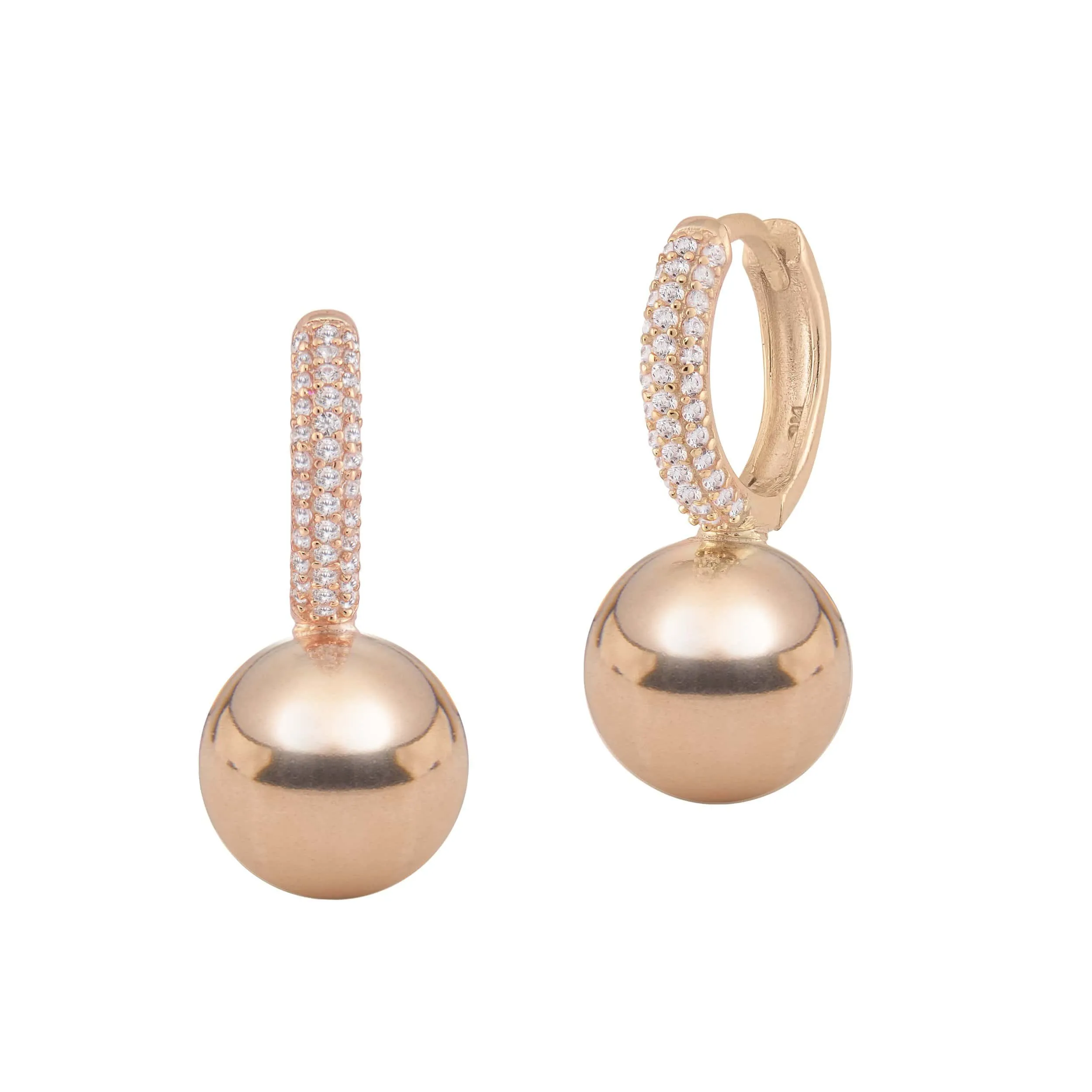 Bling Baller | Huggie Hoop Earrings