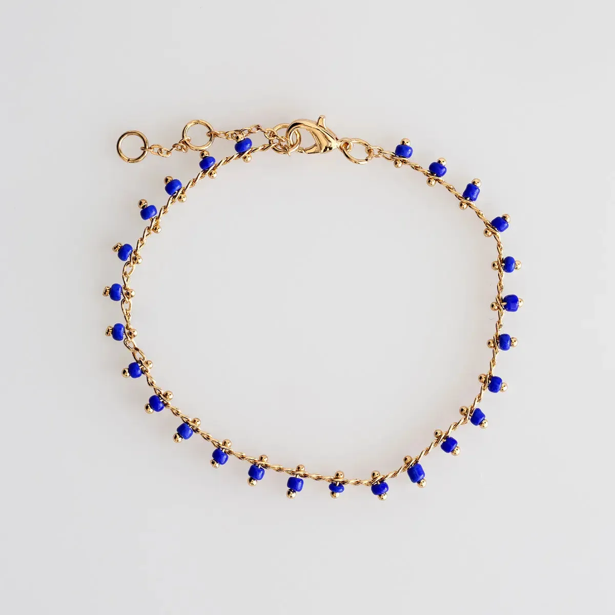 Blue Bead Bracelet