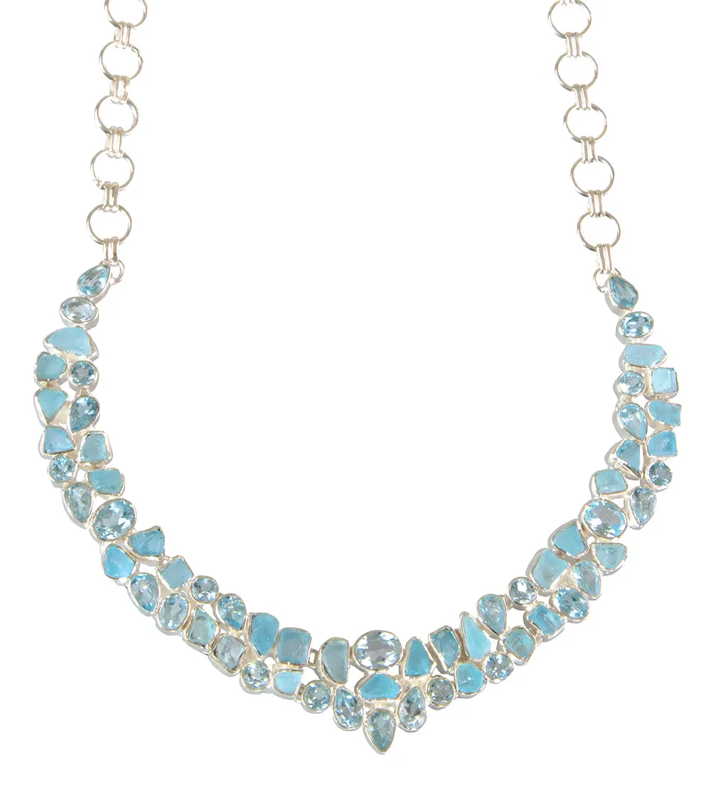 Blue Topaz Necklace