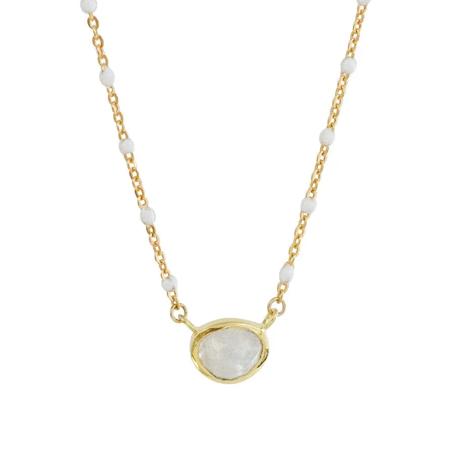 Bluma Rainbow Moonstone Necklace