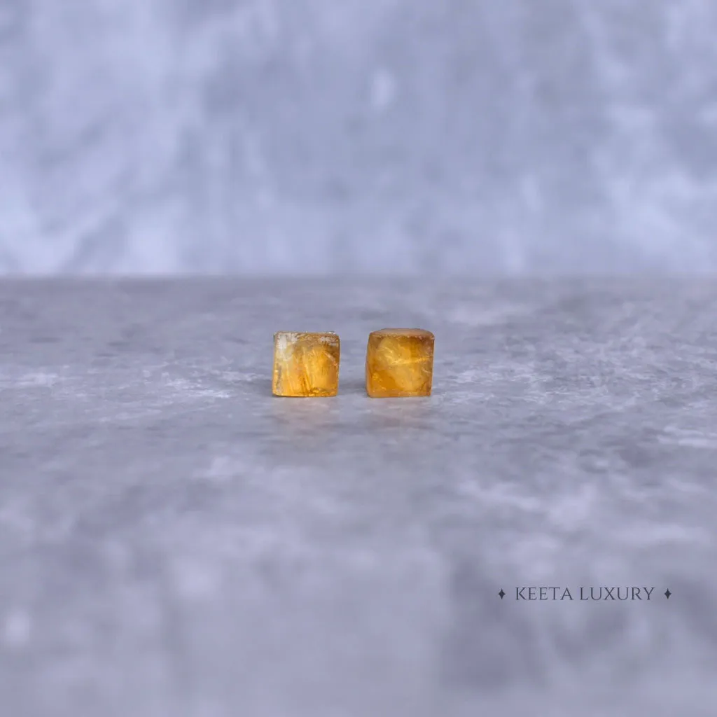 Boho Bloom - Citrine Studs