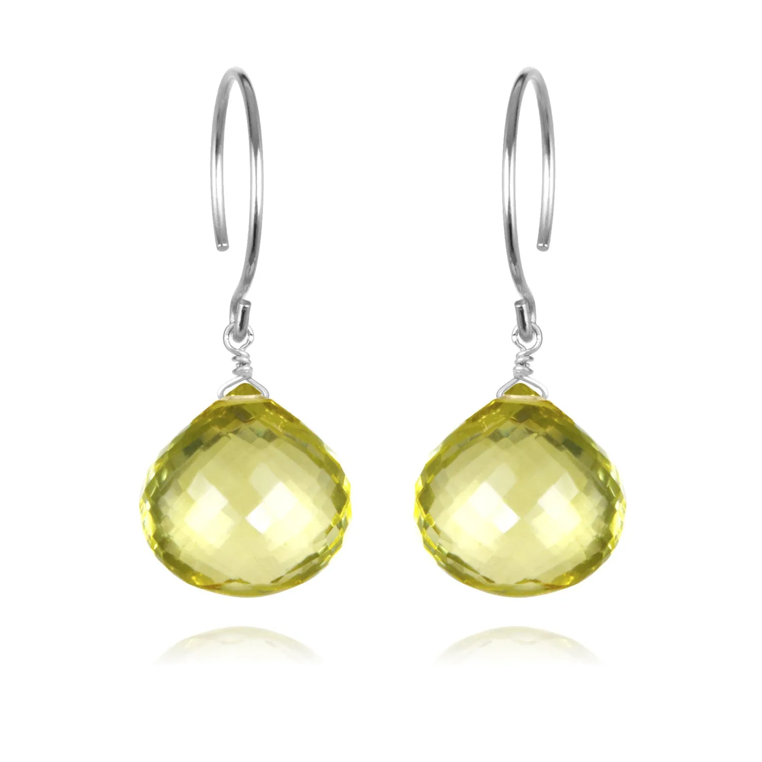 Catherine Earring-Lemon Quartz