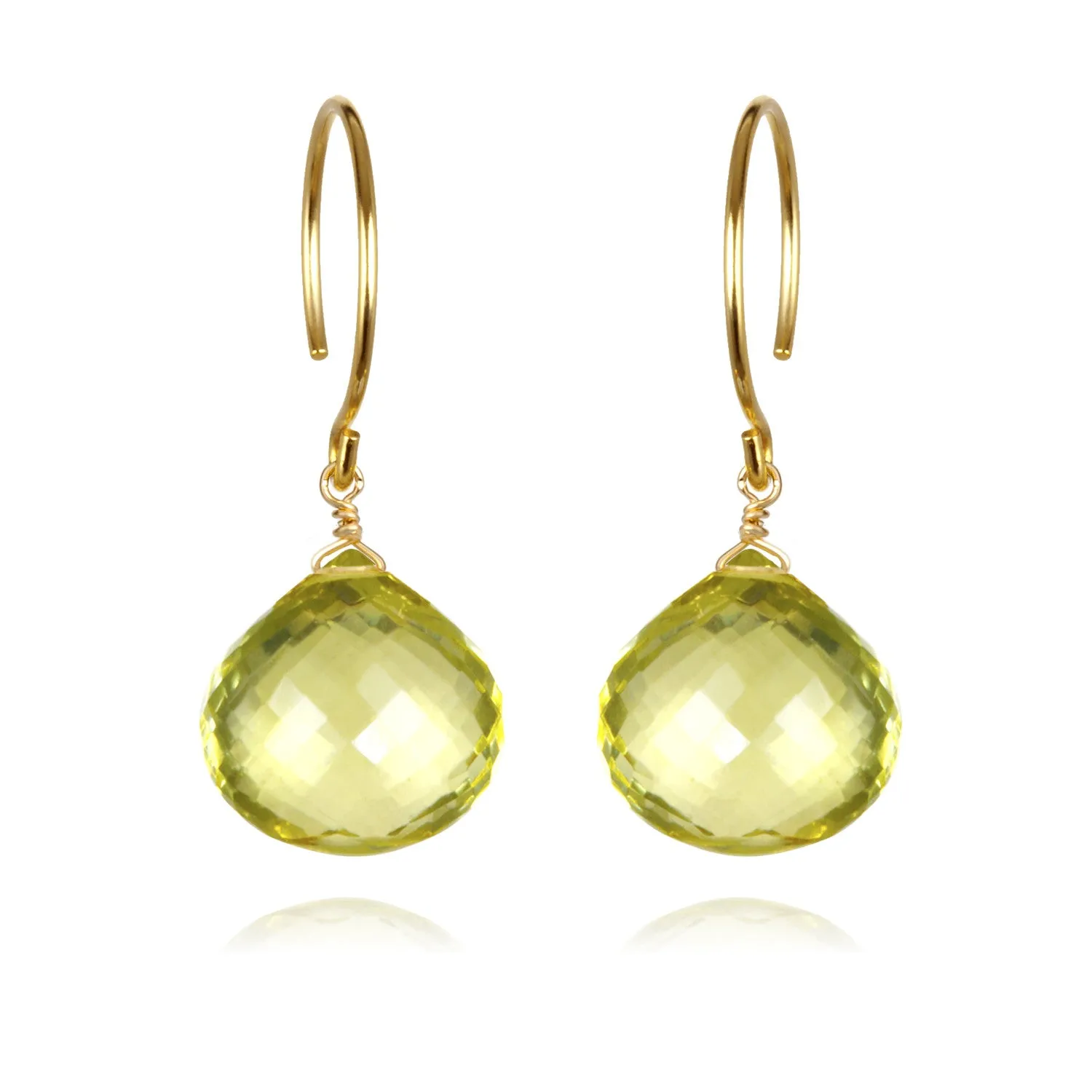 Catherine Earring-Lemon Quartz