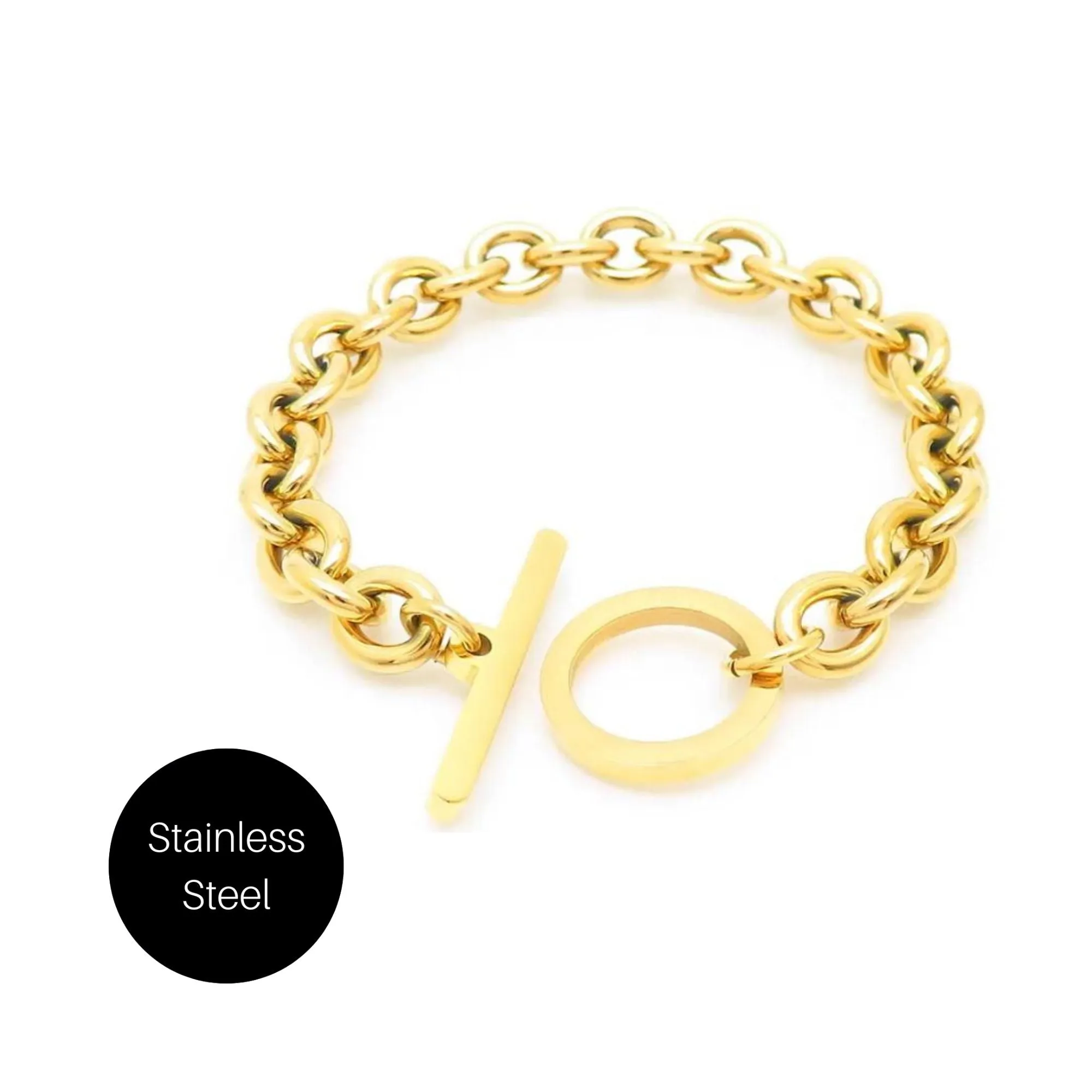 Chained Bracelet in Gold