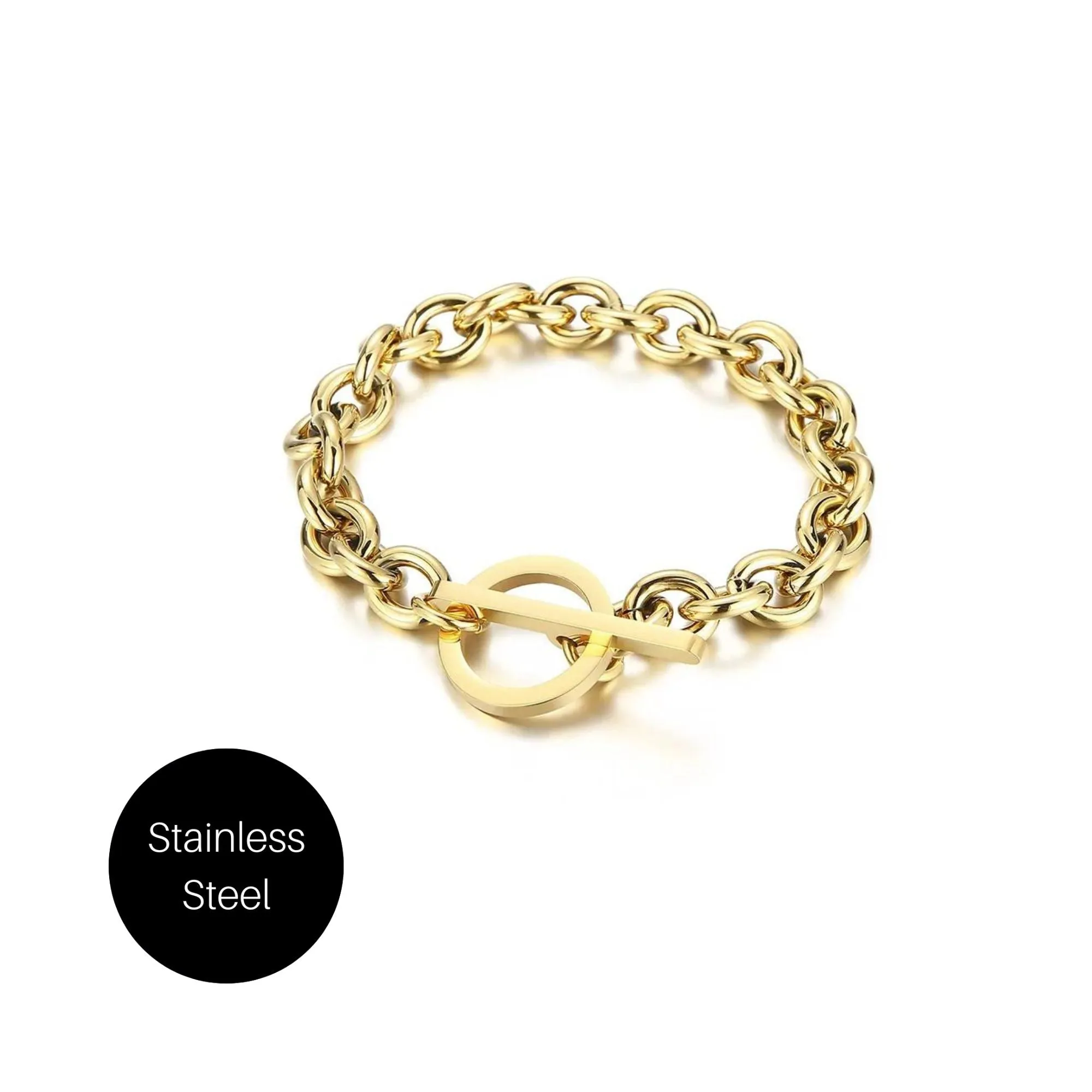 Chained Bracelet in Gold