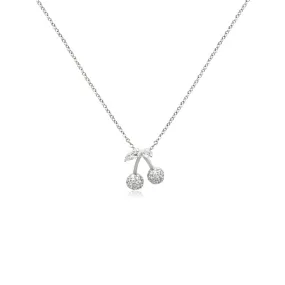 Cherry Cubic Zirconia Necklace