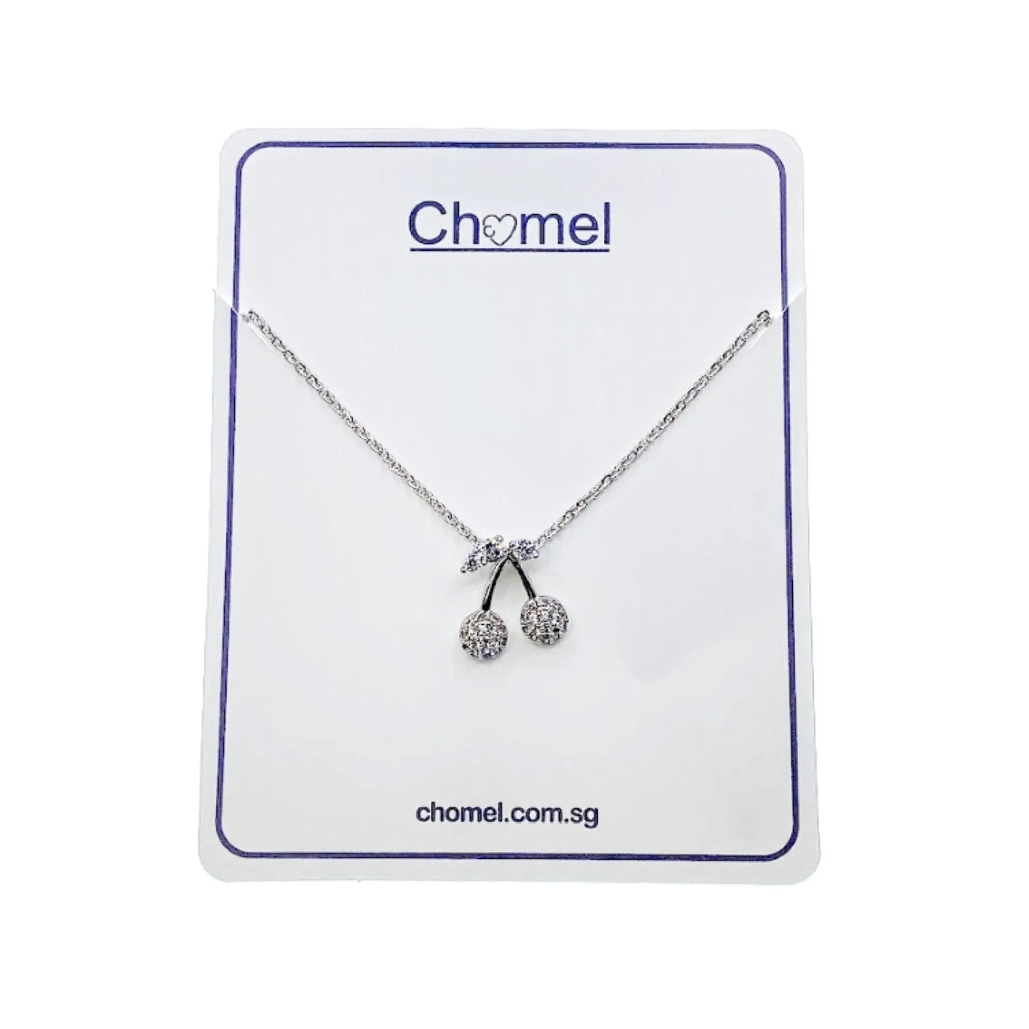 Cherry Cubic Zirconia Necklace