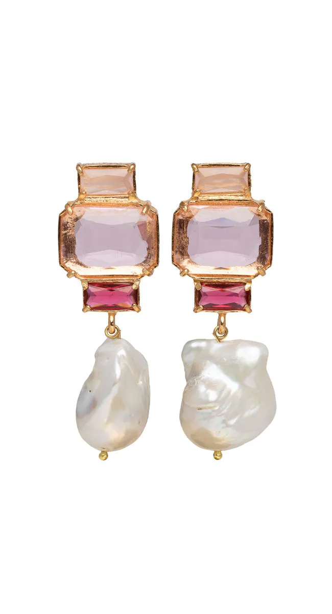 Christie Nicolaides Bambina Earrings Pink