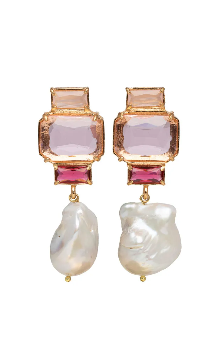 Christie Nicolaides Bambina Earrings Pink