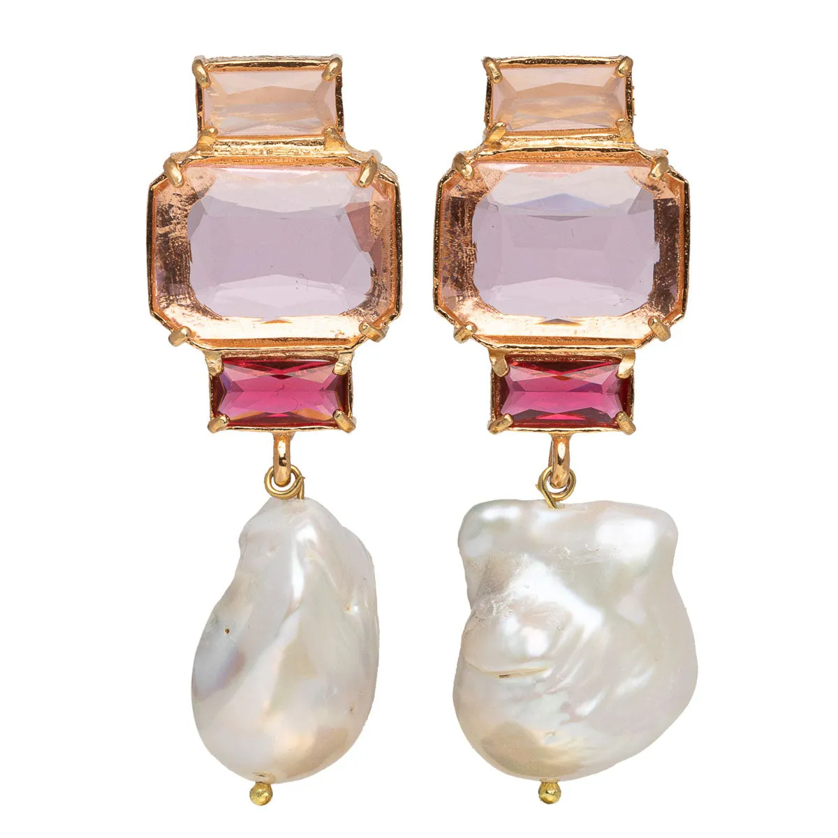 Christie Nicolaides Bambina Earrings Pink