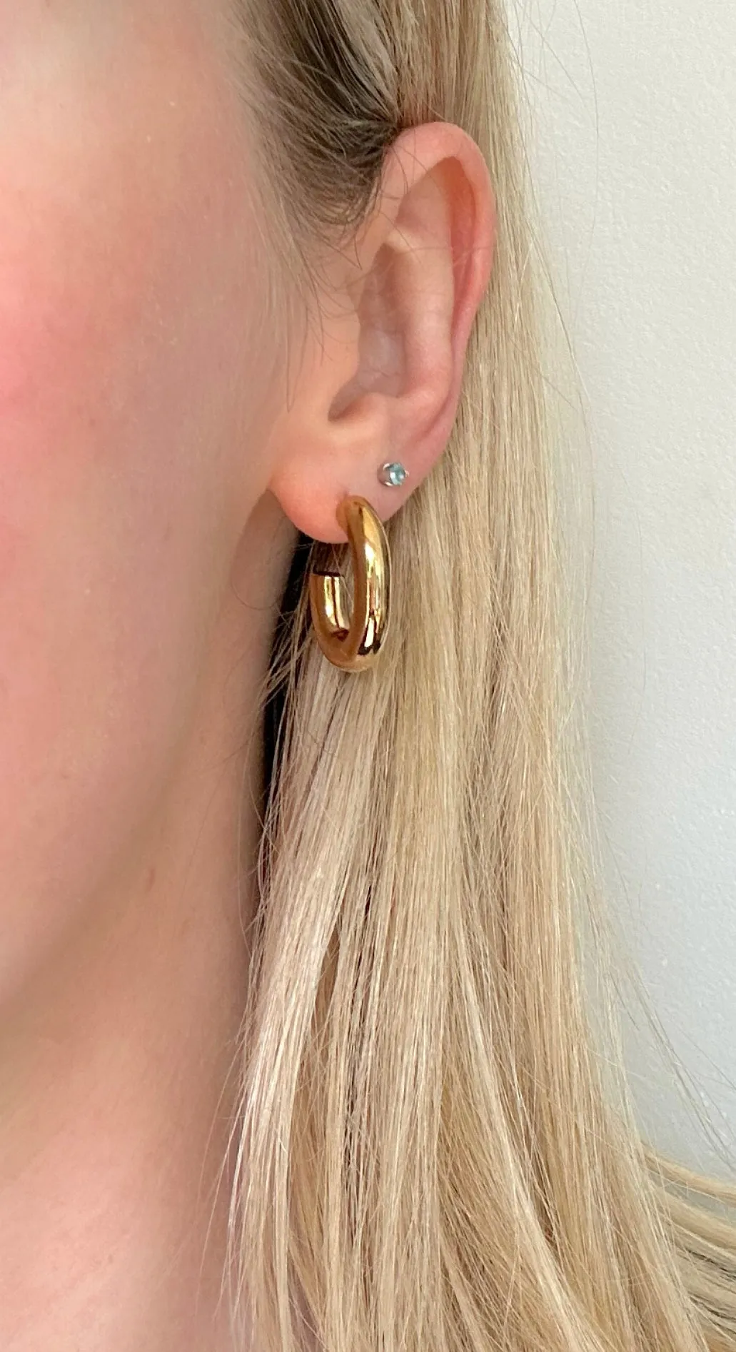 Chunky Gold Hoops