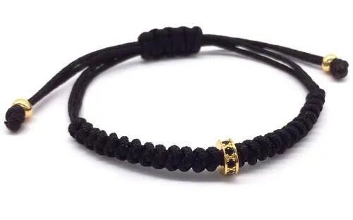 Classy Men Bracelet Macrame Gold