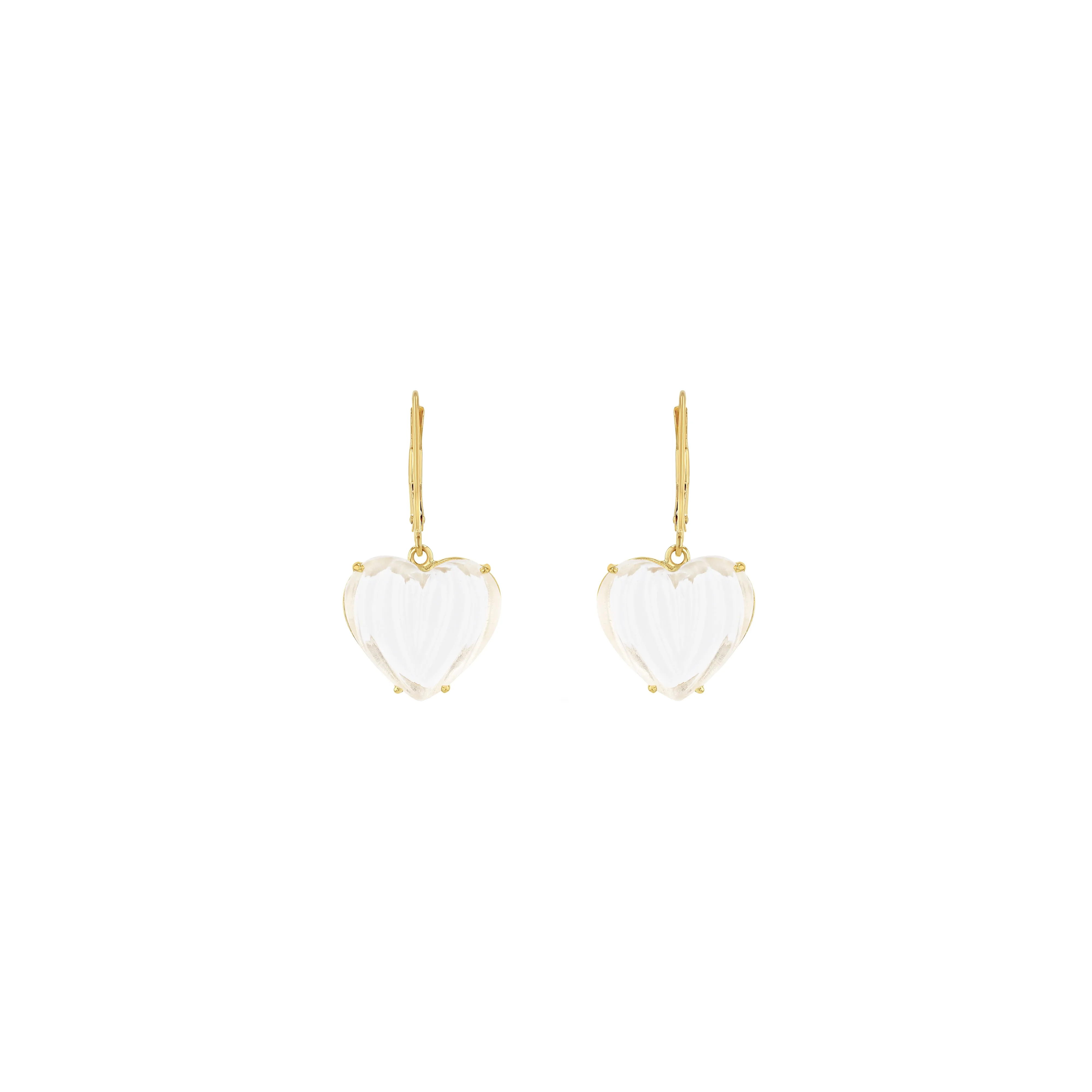 Clear Quartz Cora Earrings