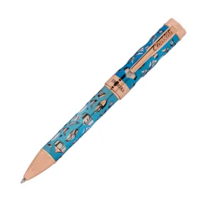 Conklin Endura Deco Crest Ballpoint - Demo Blue Rosegold