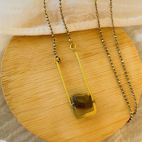 Cube Collection: Floating Sugar Cube Necklace