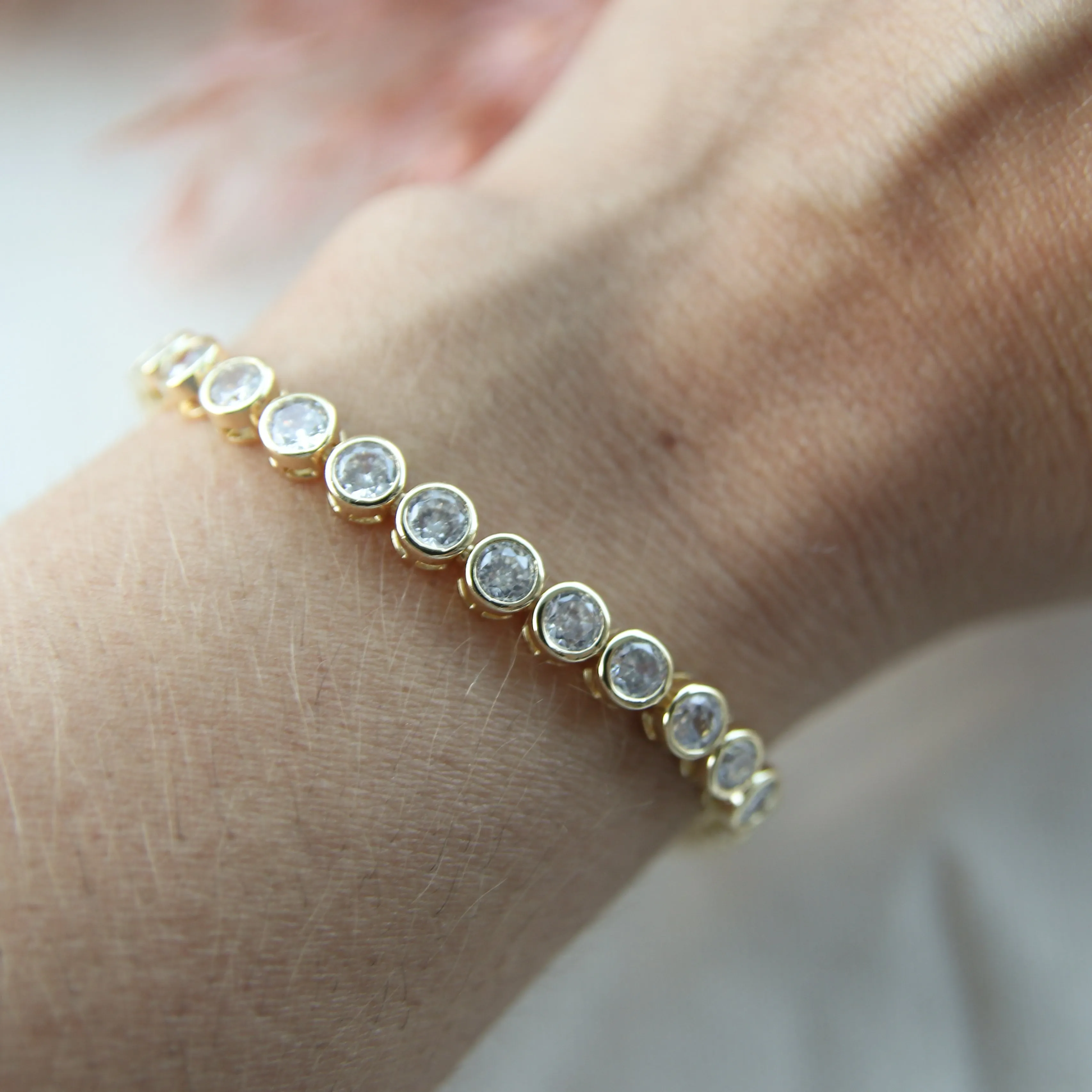 CZ Round Bracelet