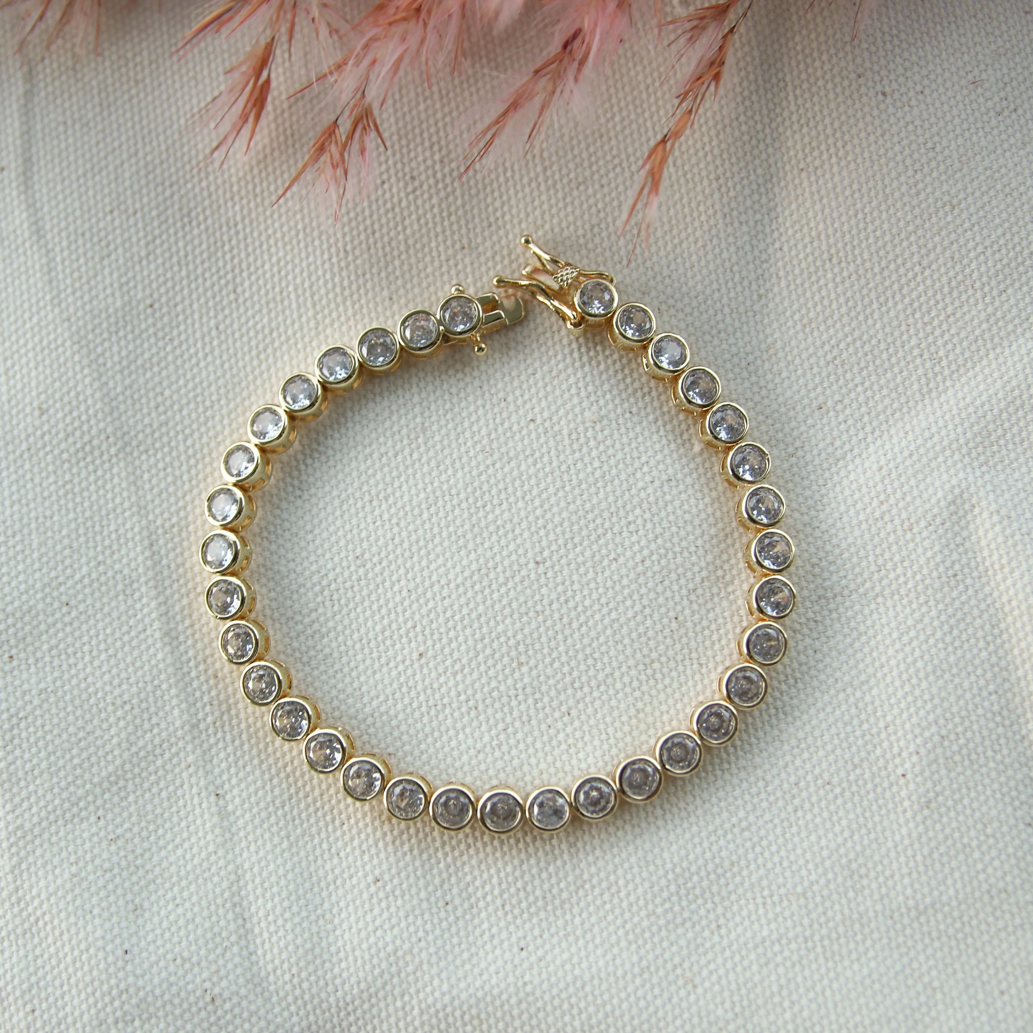 CZ Round Bracelet