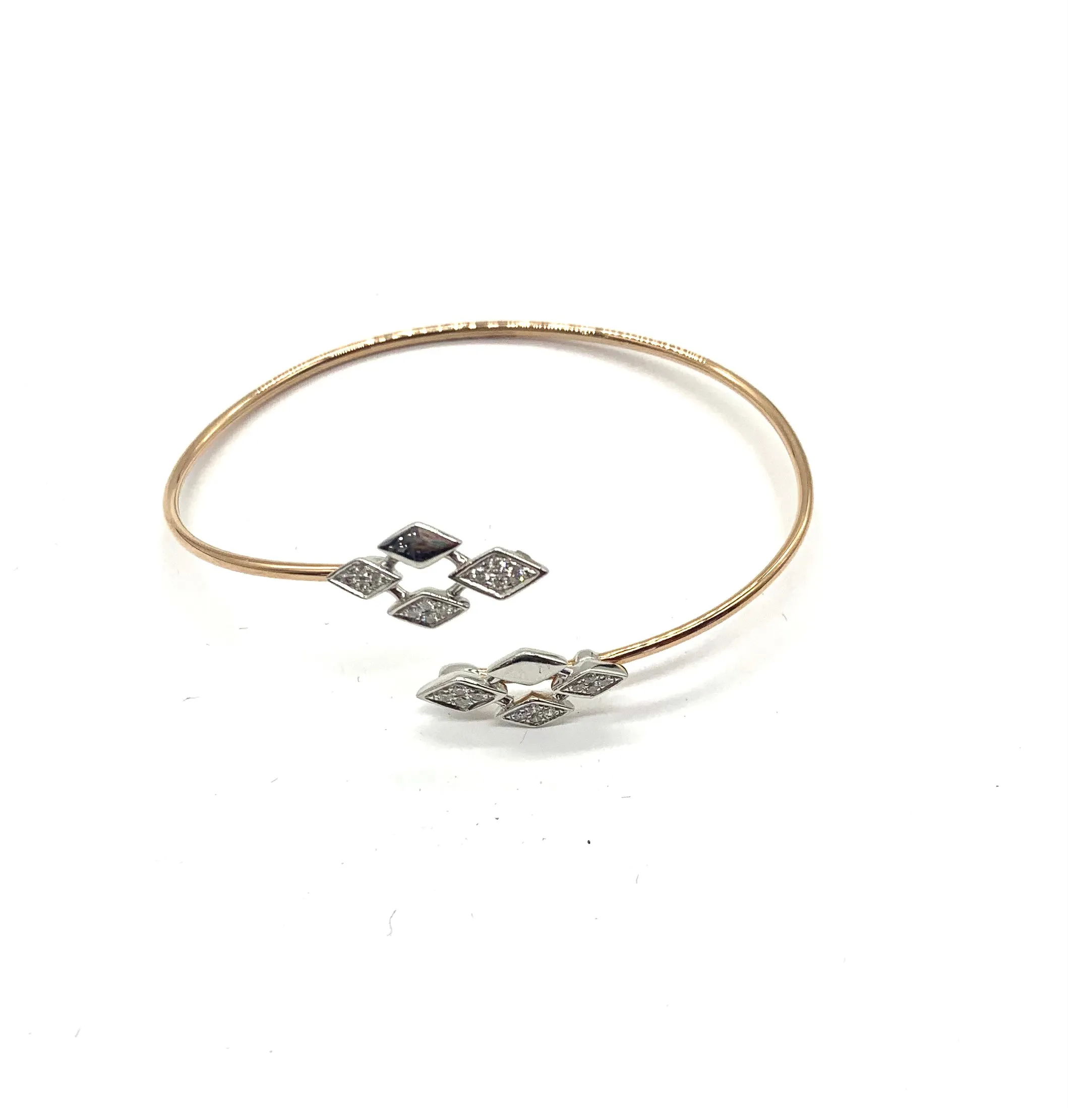 Diamond & Rose Gold Bracelet