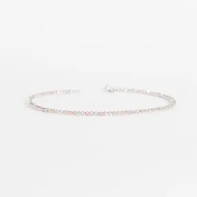 Diamond-Cut Bead Bangle