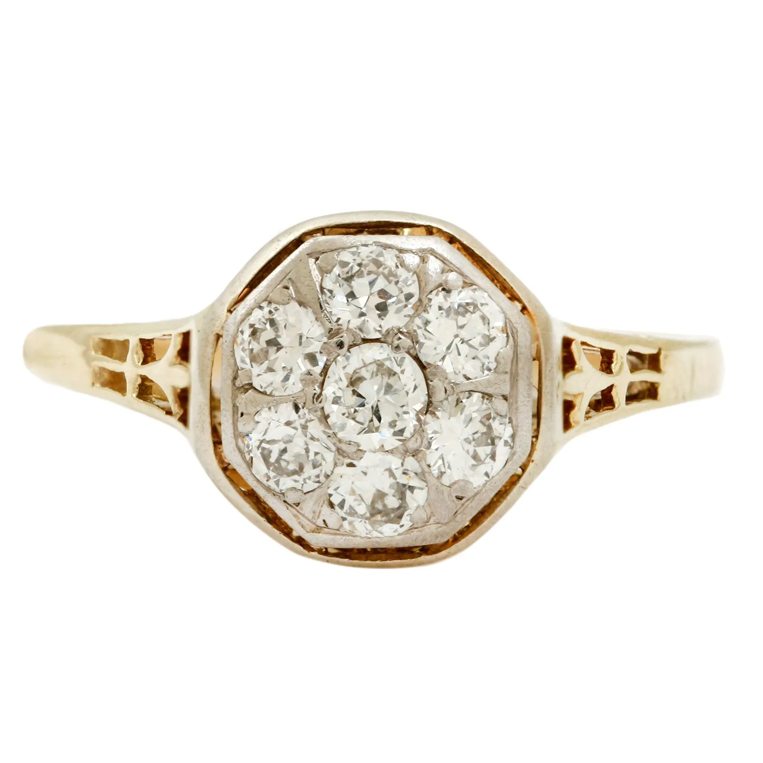 Diamond Daisy Ring