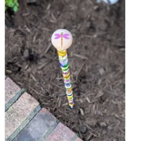 Dragonfly Garden Stakes/ Beaded Dragonfly 12" or 24" Garden Stake/ Suncatcher